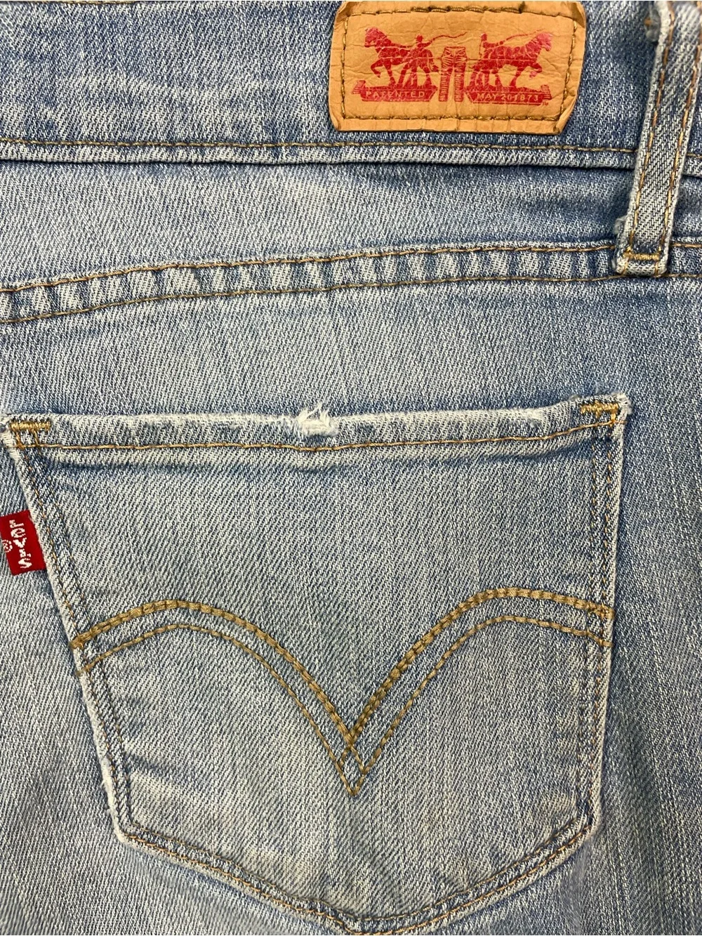 Levi's 524 Bootcut Jeans Women's Size 9 Medium Wash Denim Stretch Y2K Vintage - Picture 12 of 14